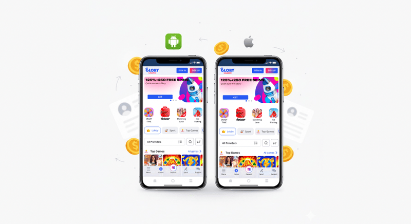 Glory Casino mobile app